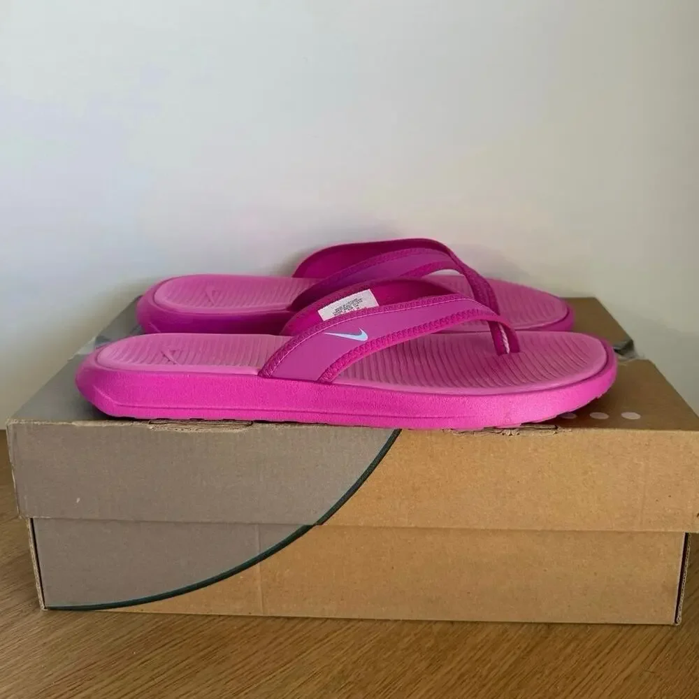 Nike Ultra Celso ‘Hot Pink’ Women Slides Flip Flops - SZ 9 - Picture 2 of 9